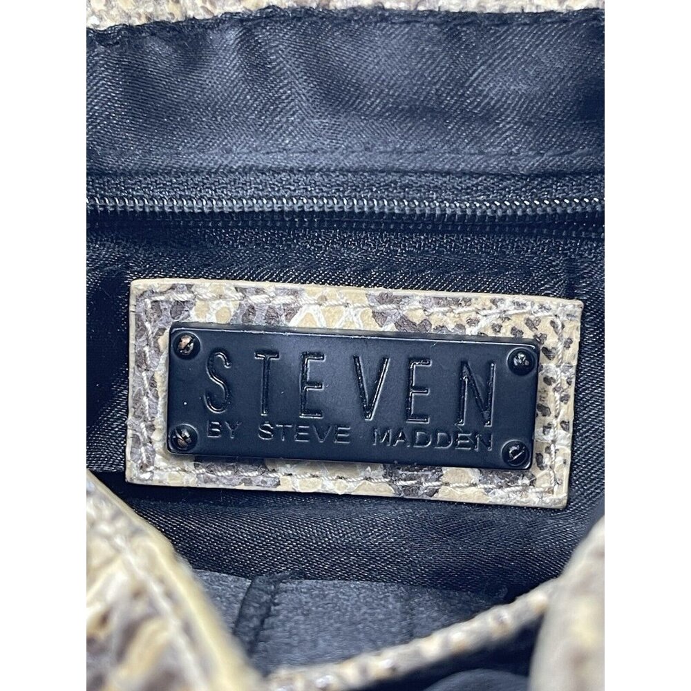 Steven By Steve Madden Faux Python Shoulder Purse… - image 4